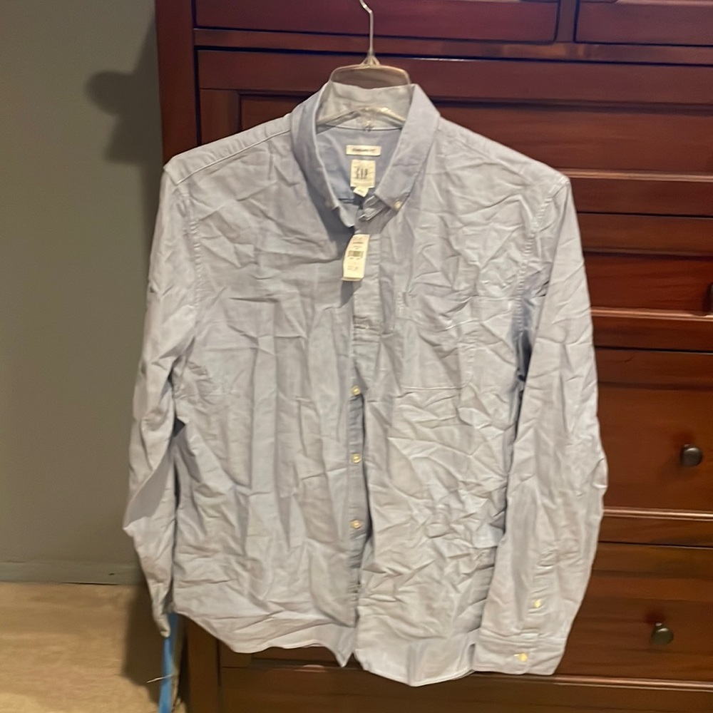 NWT Chambray button down